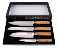 Nóż kuchenny Kohersen Zestaw 4 Noży KOHERSEN Essence OLIVE WOOD